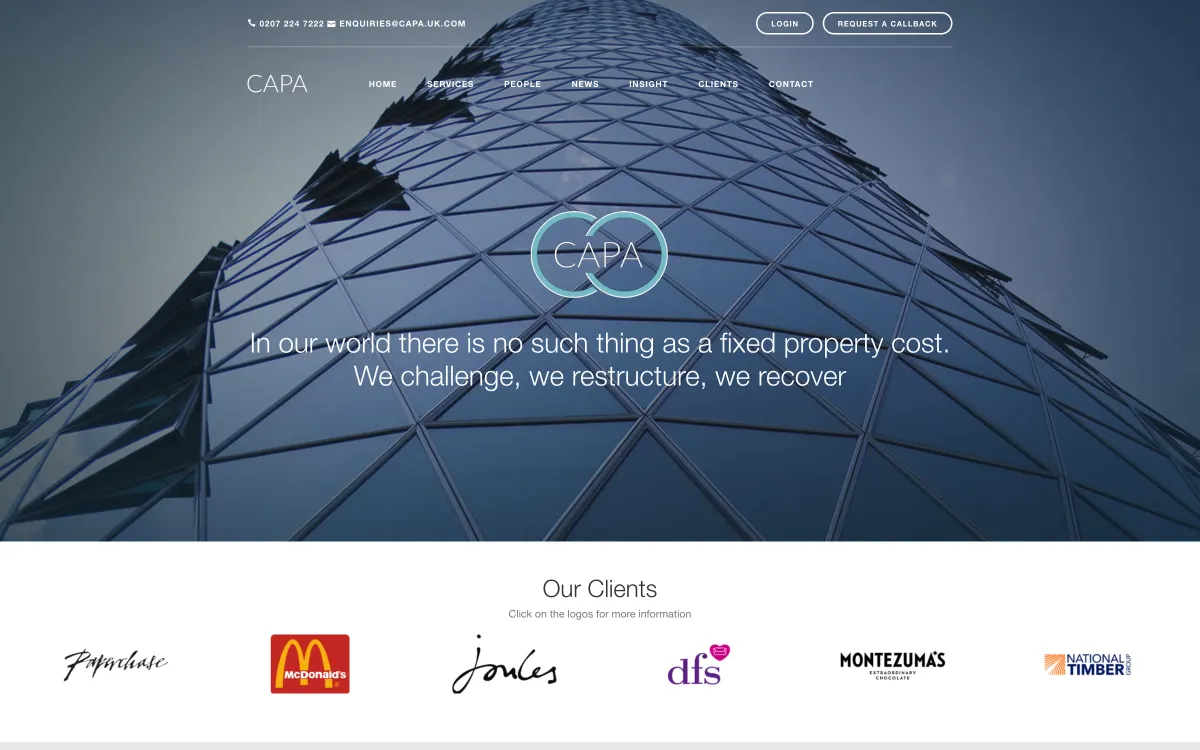 CAPA website