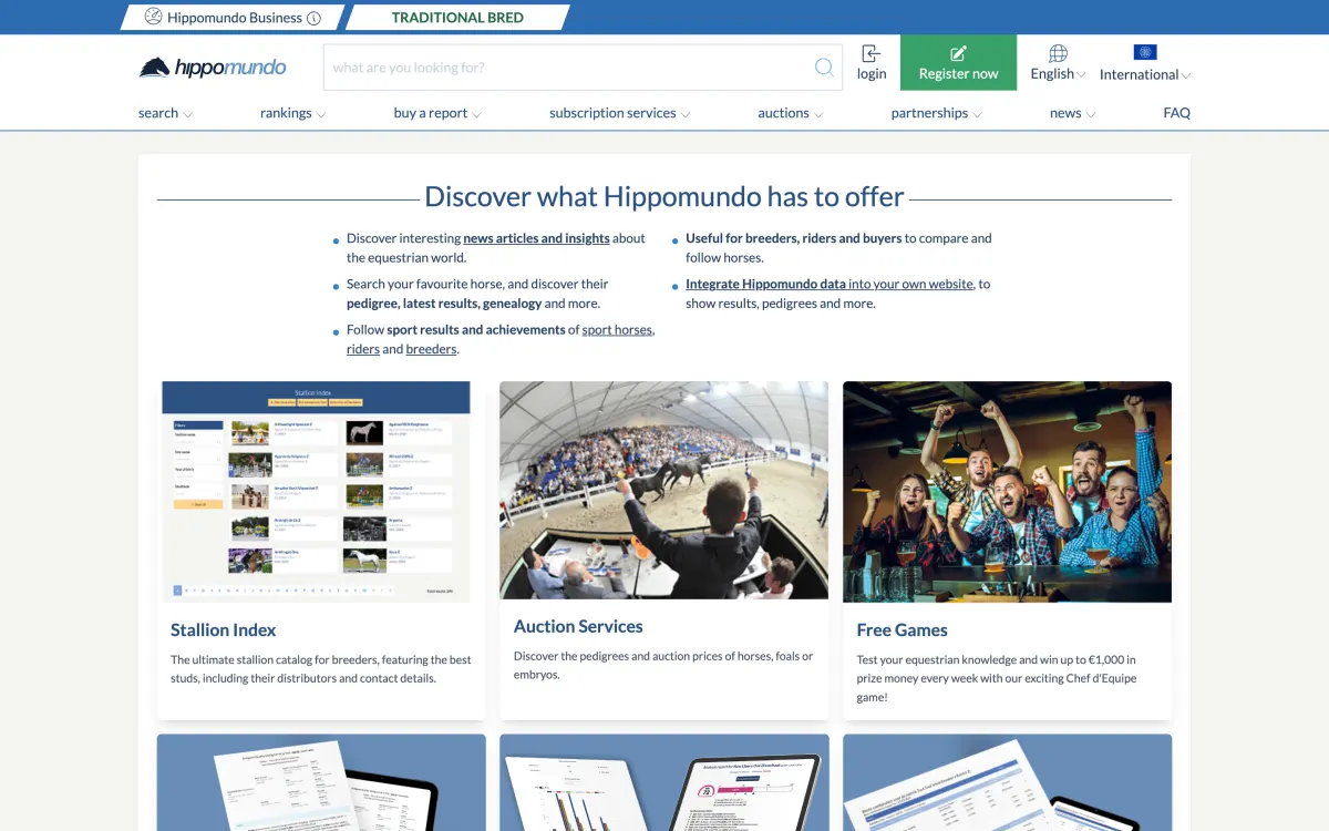 Hippomundo website