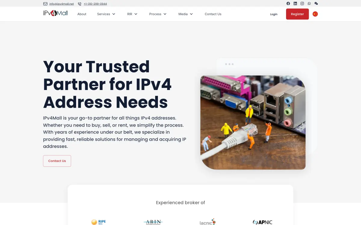 IPv4Mall website