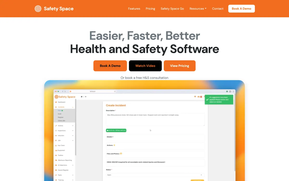Safety Space website