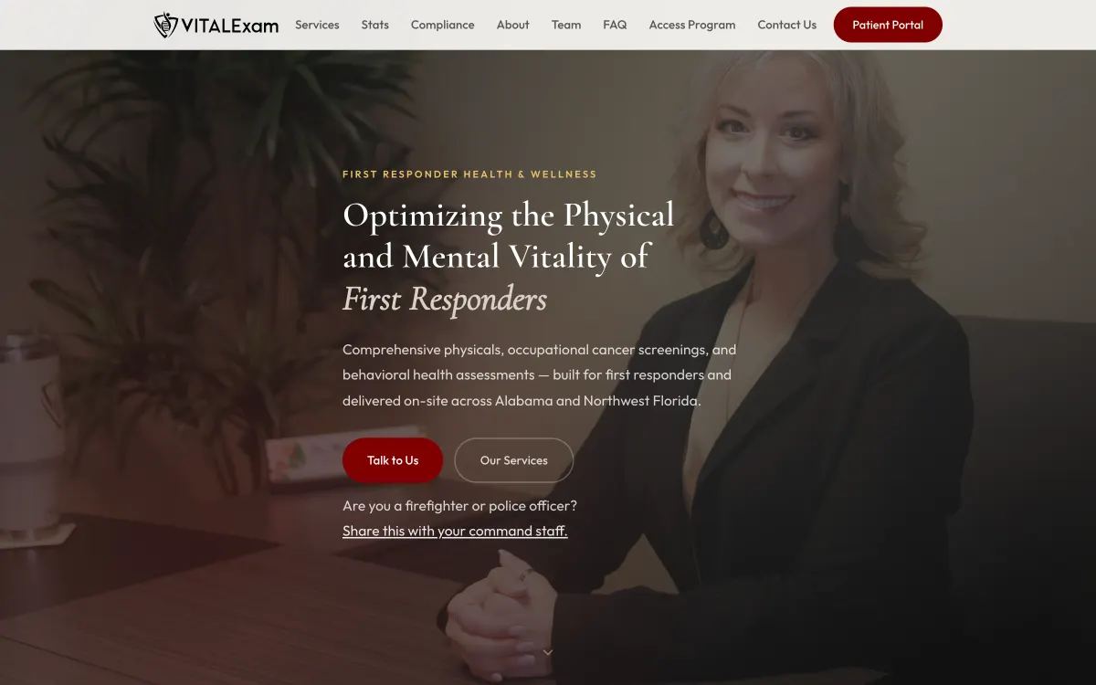 VITALExam website