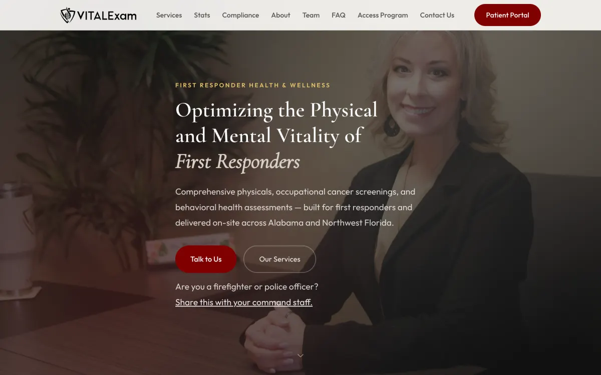 VITALExam website